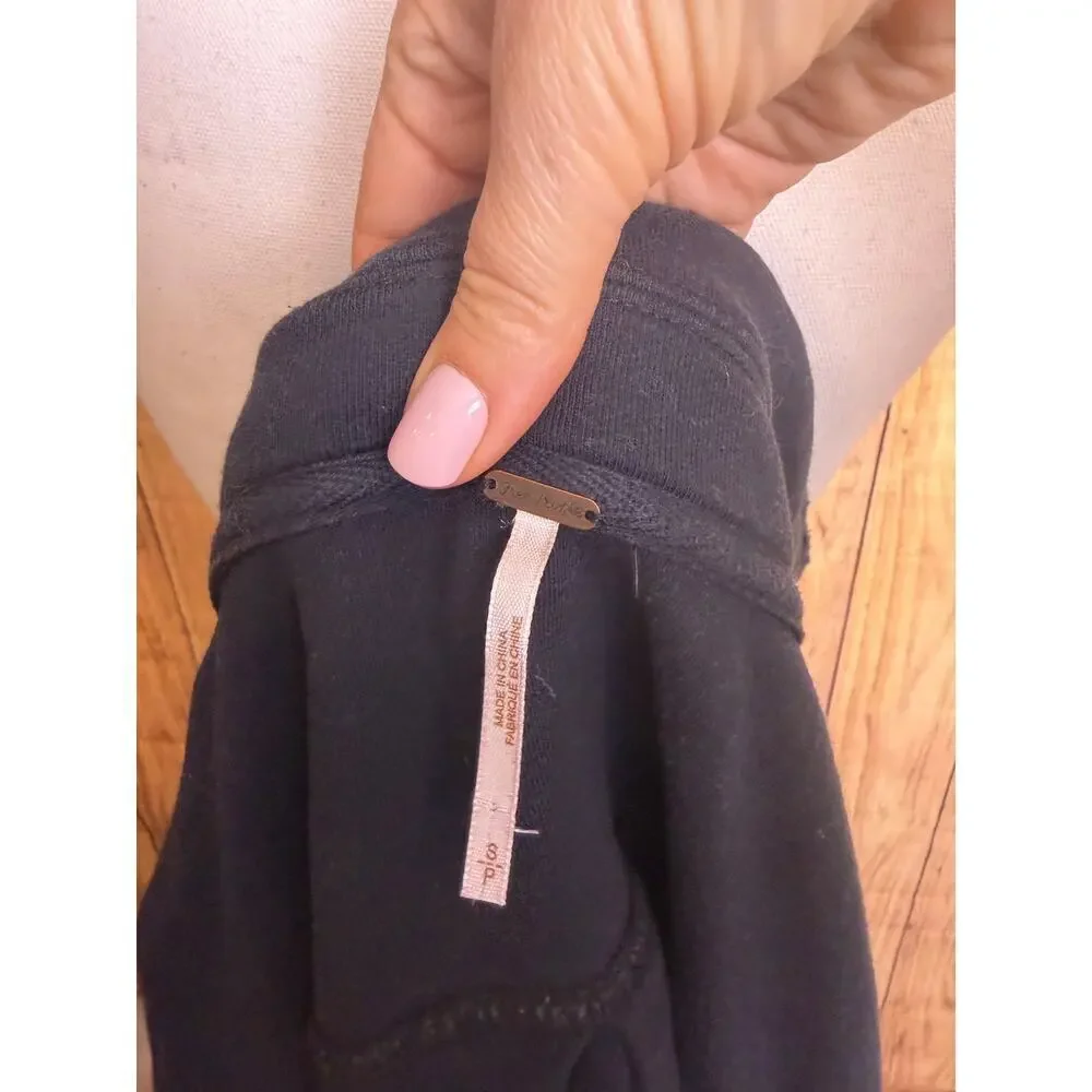 Free People Oversized Button Down Fleece Shacket Navy Blue Women's Size S